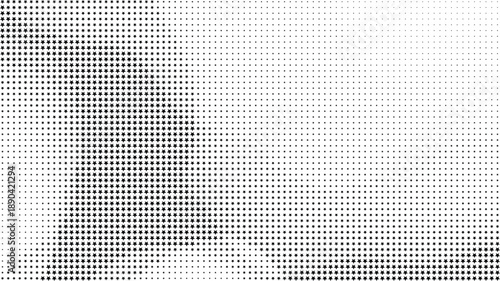 Dense black star halftone pattern left fade, Star halftone gradient abstract background