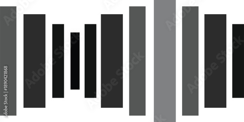 Gray and black bars on white background