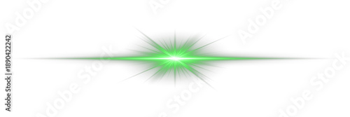 Cuadro en lienzo Minimalistic horizontal light effect with sharp gradient and smooth fade at edges