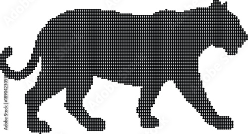 Simple Black Animal Shape