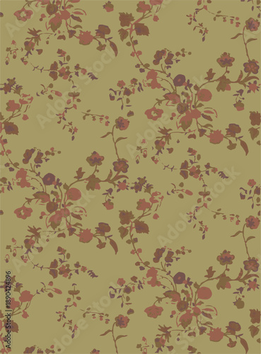 Small Flower pattern. Ditsy floral seamless pattern. Small little flower background. Repeat pattern. Ditsy print. Botanic surface design. Hand draw floral flower pattern for fashion, fabric,decor