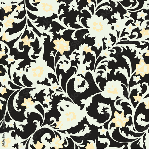 Small Flower pattern. Ditsy floral seamless pattern. Small little flower background. Repeat pattern. Ditsy print. Botanic surface design. Hand draw floral flower pattern for fashion, fabric,decor