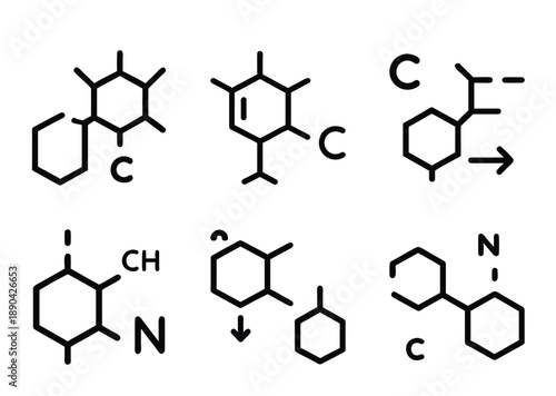 Chemical Formulas and Bonding Representations in Organic Chemistry Education Materials