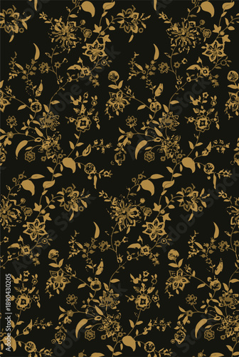 Small Flower pattern. Ditsy floral seamless pattern. Small little flower background. Repeat pattern. Ditsy print. Botanic surface design. Hand draw floral flower pattern for fashion, fabric,decor