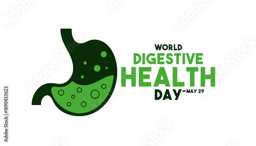 A graphic illustration for World Digestive Health Day on May 29