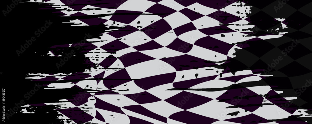 Fototapeta premium grungy style rally flag background for motor or auto sport