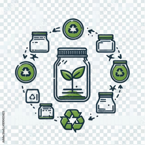 Recycling Process for Sustainable Environment.