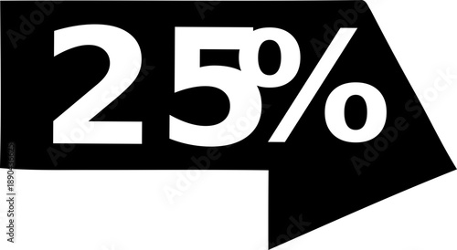 Sale stickers and promotional labels for advertising. Discount price tags for retail marketing, Tag new set, New label and tag. 25%, 50%, 70%, 75% sale icon.	