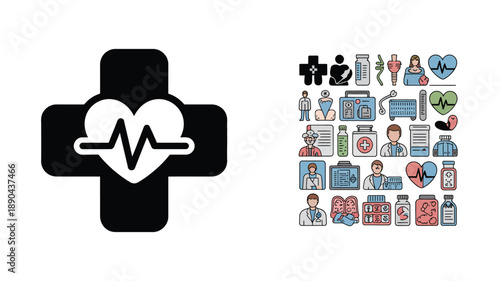 Healthcare & Medical Icon Set