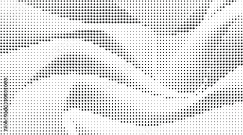 Black star and dot halftone abstract pattern, Star dot halftone texture black design