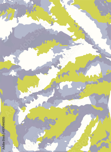  abstract botanical pattern featuring hand-painted watercolor leaves and organic shapes in soft neutral colors, ideal for textiles, packaging, and home decor designs.