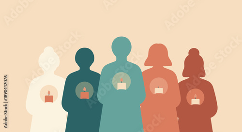 Group of people with padlocks on their chests, symbolizing security and unity.