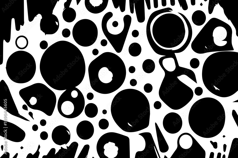 Fototapeta premium seamless pattern with shapes