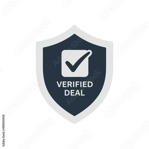 Shield with Verified Deal Checkmark