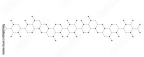 Structure molecule and communication icon. Connected lines with dots. Design for medical, technology, chemistry, science background.