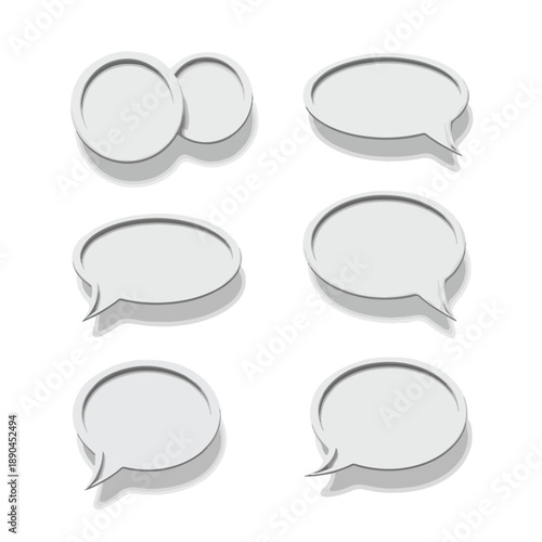 Speech Bubbles Set