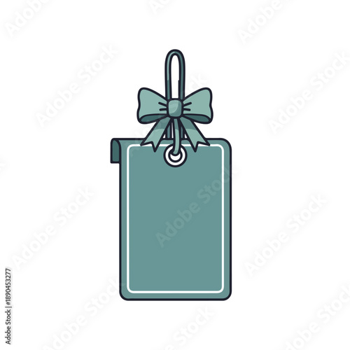 Tag With Ribbon Gift Tag