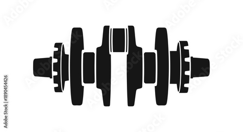 Black and white illustration of a sound wave or audio equalizer