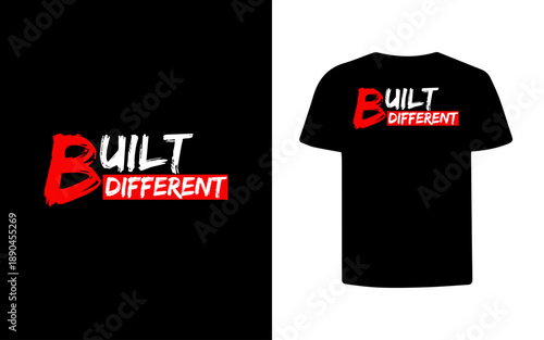 Bold streetwear typography t-shirt design with modern slogan