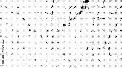 Black heart halftone pattern background abstract, Minimalist love heart dot texture