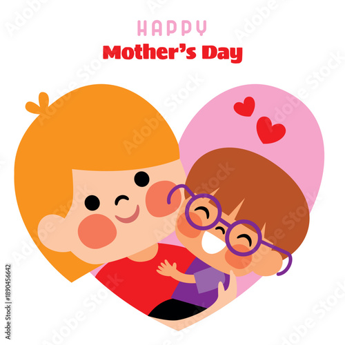 Cartoon Drawing For Mother's Day