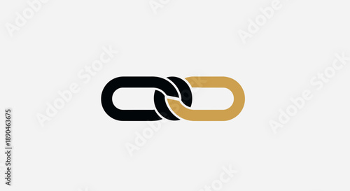 Interconnected links symbolizing unity and partnership.