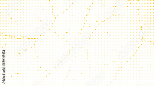 Scattered yellow hearts and dots pattern abstract, Playful love heart dot texture background