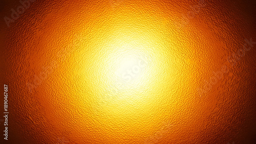 Bright Yellow Orange Textured Background With Central Glow