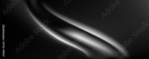 Smooth elegant black satin texture abstract background. Luxurious background design,vector Eps10