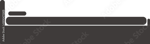 Bed section view for architecture, interior design, furniture design | Vector illustration