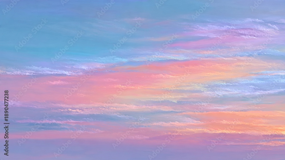 Obraz premium Colorful pastel sky background