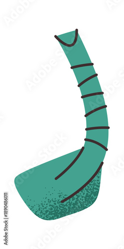 Diving snorkel touristic accessory sticker