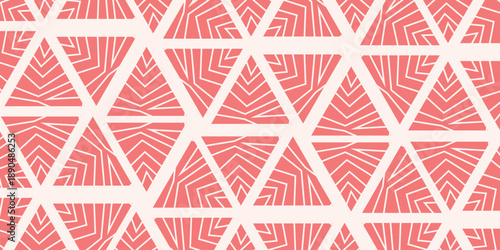 Triangle decoranive art backgrounds. Polygonal rainbow mosaic abstract vector illustration. Triangular simple pattern. Template geometric design for poster, banner, card.