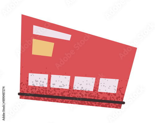 Credit card for travel sticker