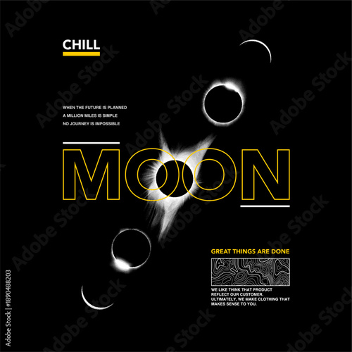 chill moon simple vintage fas...