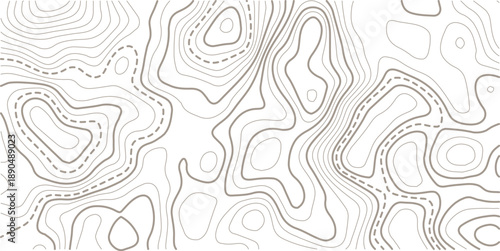 Topographic gold luxury map background. Geographic abstract pattern.. Modern design with White background with topographic wavy pattern design.paper texture Imitation of a geographical map shades.
