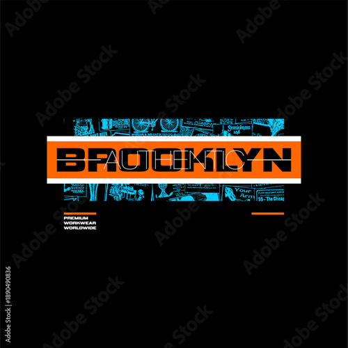 brooklyn authentic abstrct si...