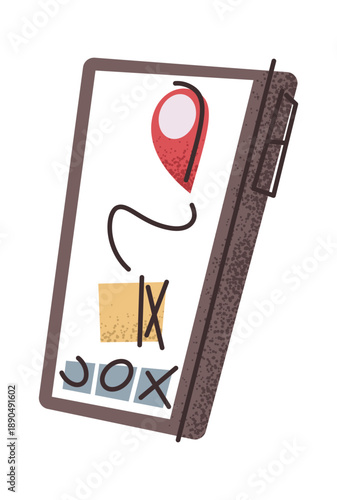 Mobile phone parcel delivery tracker