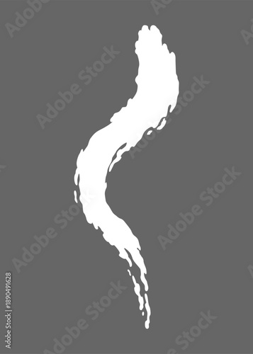 Smoke cloud icon. Vector special effect of puff or steam cloud. Fire blast, smog or fume. Dust or vapor template. Cartoon design white element of comic book