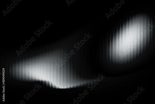 Картината върху платно Abstract light trails in dark atmosphere