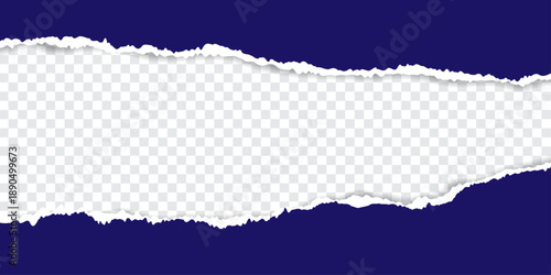 realistic blue background with paper. vector illustration of an abstract background