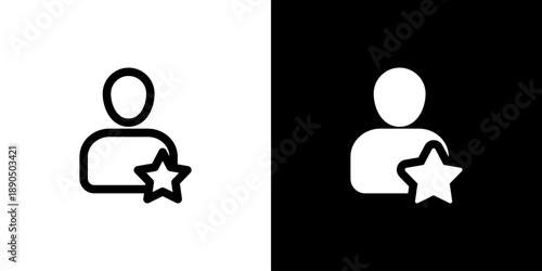 Feedback icon concept with flat Black White Background. Vector illustration.