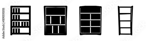 Modern shelving units