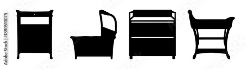 Modern wooden furniture set