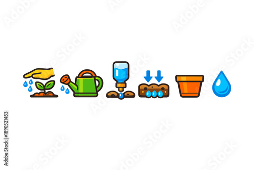 Steps to water a plant at home using a watering can and proper techniques