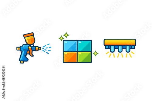 Instructions for using tools for cleaning and maintenance in a home setting during a DIY project at daytime