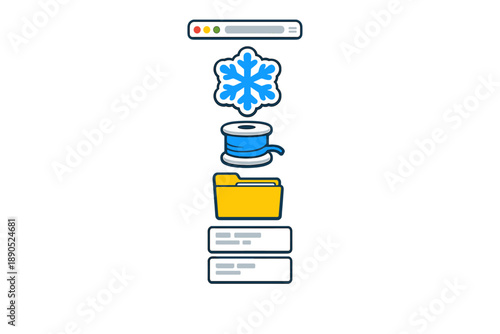 Discussion on snowflake design and sewing materials with focus on digital organization in a creative workspace during regular working hours