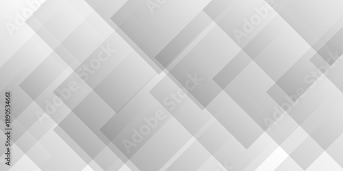 Vector abstract background seamless line. Abstract minimal geometric white and gray light background design. white transparent material in triangle diamond and squares shapes in random geometric.