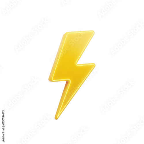 Free Download Bright yellow lightning bolt illustration - GFXLoad