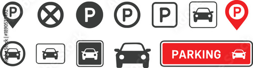 parking map pin p marker car parking prohibition no parking symbol